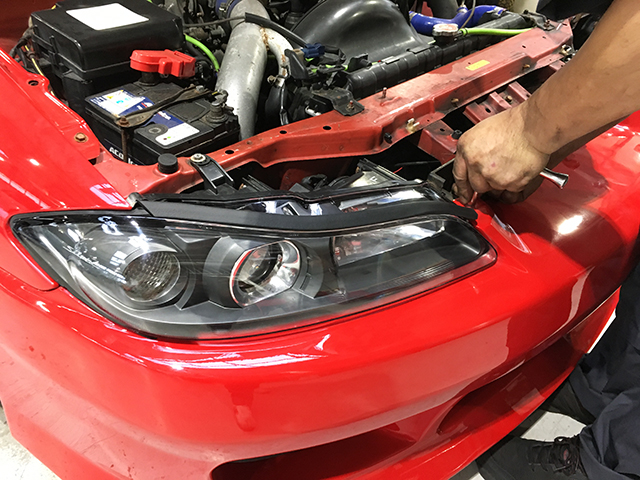 ニッサン・S15シルビア ヘッドライトレンズ交換 | トップランクオートテクニカルベース［ToprankAutoTechnicalBase］/千葉 野田