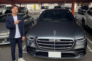 22y M・ベンツ S400d 4マチック セレナイトグレー