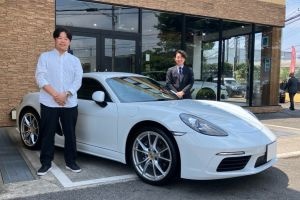 17y ポルシェ 718ケイマン キャララホワイトメタリック