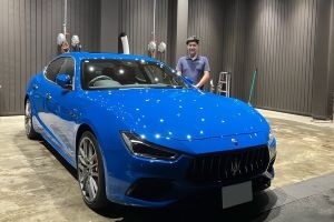 20y マセラティ ギブリ S グランスポーツ ブルー・マレ