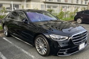 21y M･ベンツ Sクラス S400d 4MATIC オブシデ...