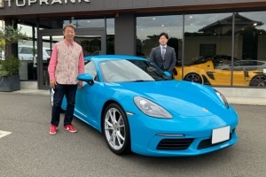 17y ポルシェ 718ケイマン 6MT マイアミブルー