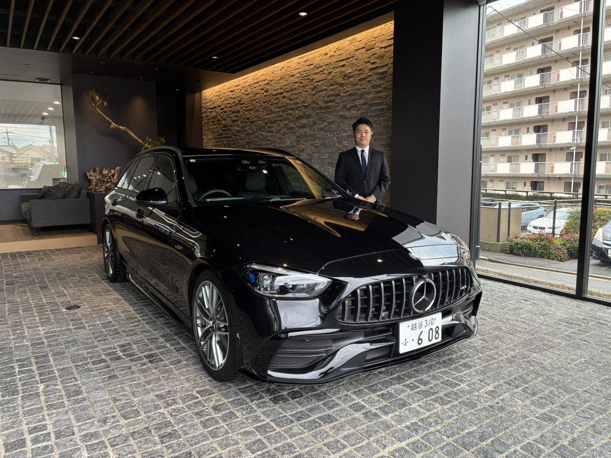 25y メルセデスAMG C43ワゴン オブシディアンブラック