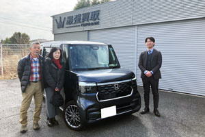 R6 ホンダ N-BOX カスタムターボ グレー