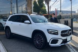 23y M･ベンツ GLB200d 4MATIC ポーラーホワイト
