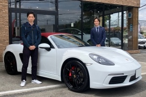 16y ポルシェ 718ボクスター S PDK ホワイト