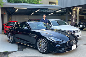 24y メルセデスAMG GT 43 クーペ オブシディアンブラ...