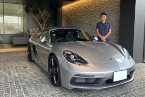 20y ポルシェ 718ボクスターGTS GTシルバー