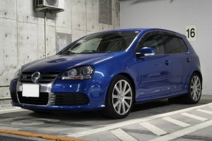 08y フォルクスワーゲン ゴルフ R32 ディープブルー