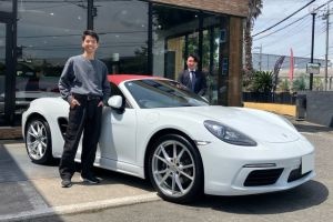17y ポルシェ 718ボクスター 6MT キャララホワイトメタ...