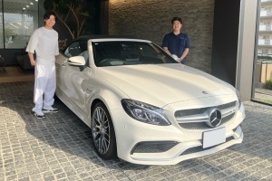 16y メルセデスAMG C63カブリオレ ダイヤモンドホワイト