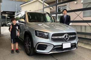 24y M・ベンツ GLB200d AMGライン ハイテックシル...