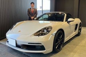 21y ポルシェ 718ボクスターGTS 4.0 PDK クレヨン