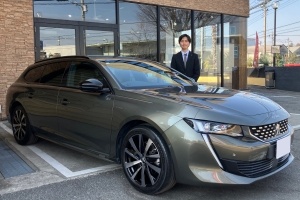 19y プジョー 508 SW GTライン アマゾナイトグレー