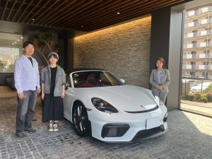 20y ポルシェ 718スパイダー 6MT ホワイト