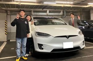 17y テスラ モデルX 100D パールホワイトマルチコート