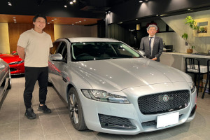 18y ジャガー XFスポーツブレイク ロジウムシルバー