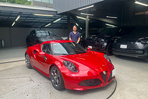 15y アルファ ロメオ 4C コンペティツィオーネレッド