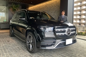 21y Ｍ･ベンツ GLS400d 4マチック オブシディアンブ...
