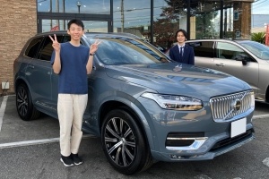 23y ボルボ XC90 アルティメット B6 サンダーグレーメ...