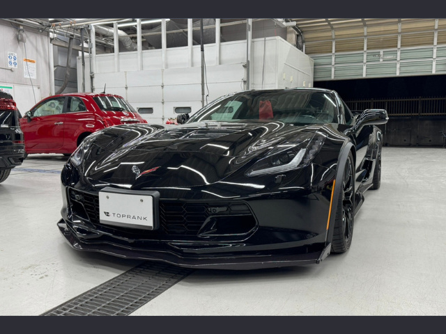 シボレー コルベット Z06 C7｜フロントバンパー飛び石補修 ...