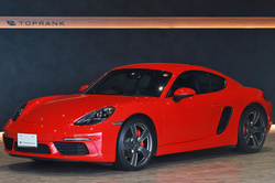 2018 ポルシェ 718ケイマン S スポーツクロノPKG スポーツエグゾースト