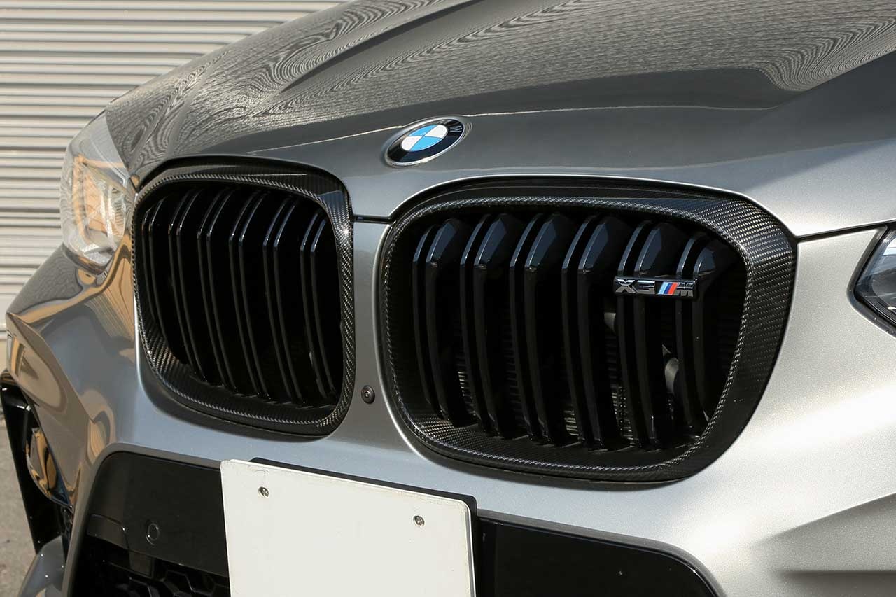 BMW X3 X3M Competitionブラックキドニーグリル