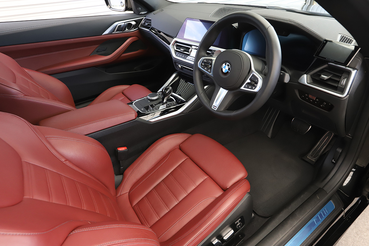 BMW 本革シート 電動 クーペ 赤革、ドライバーシート美品 とけれ