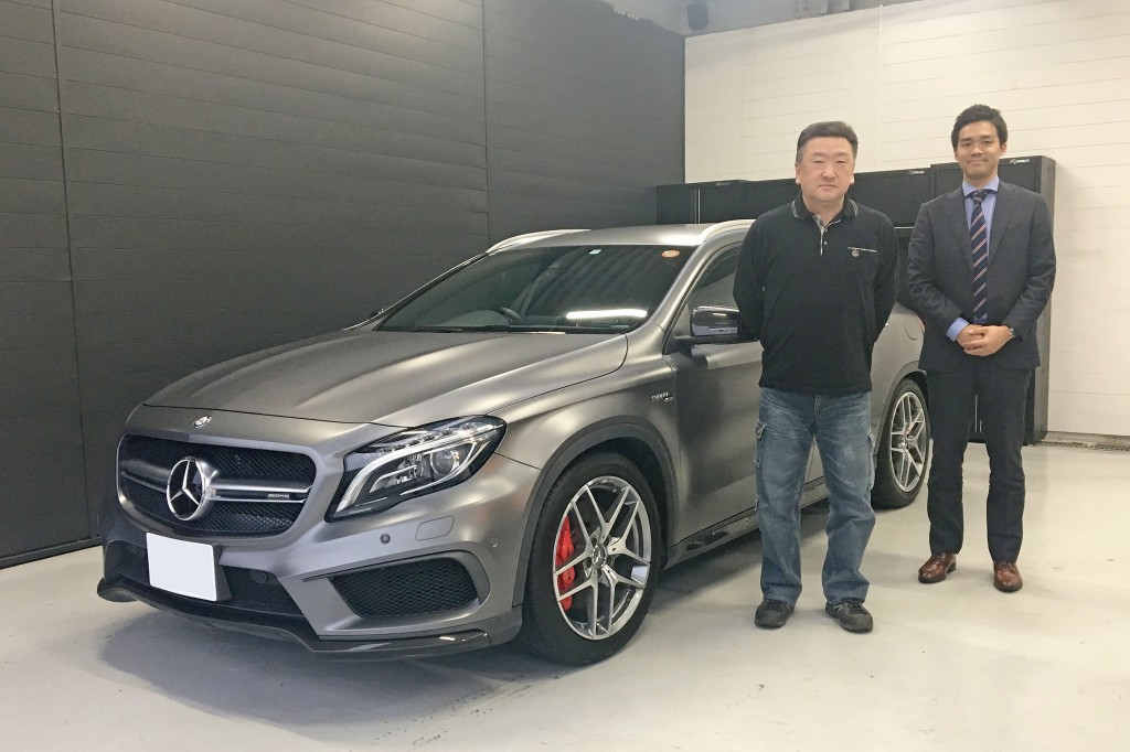 15y メルセデス・ベンツ GLA45 AMG 4マチック マグノマウンテングレー