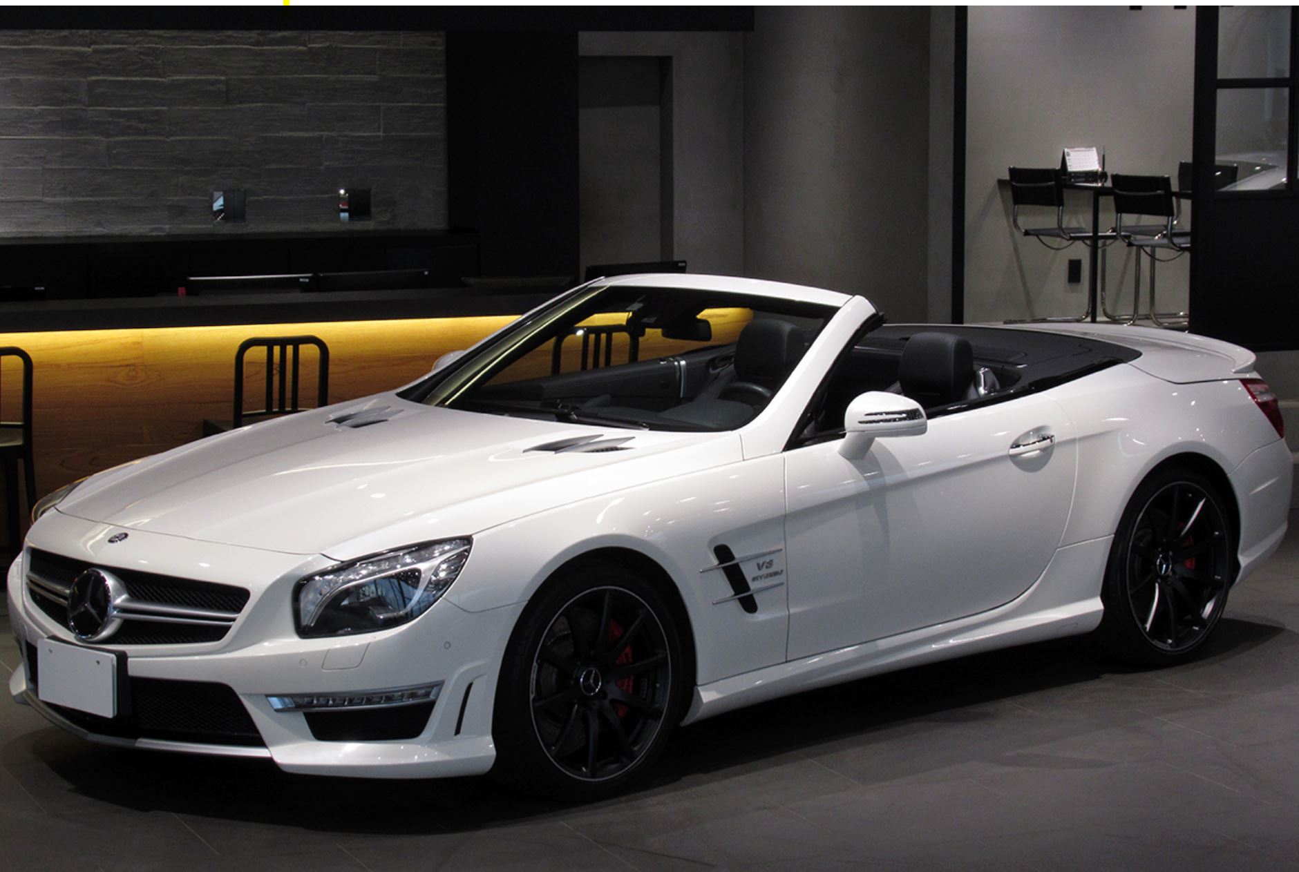 13y M・ベンツ SL63 AMG パフォーマンスPKG ダイヤモンドホワイト