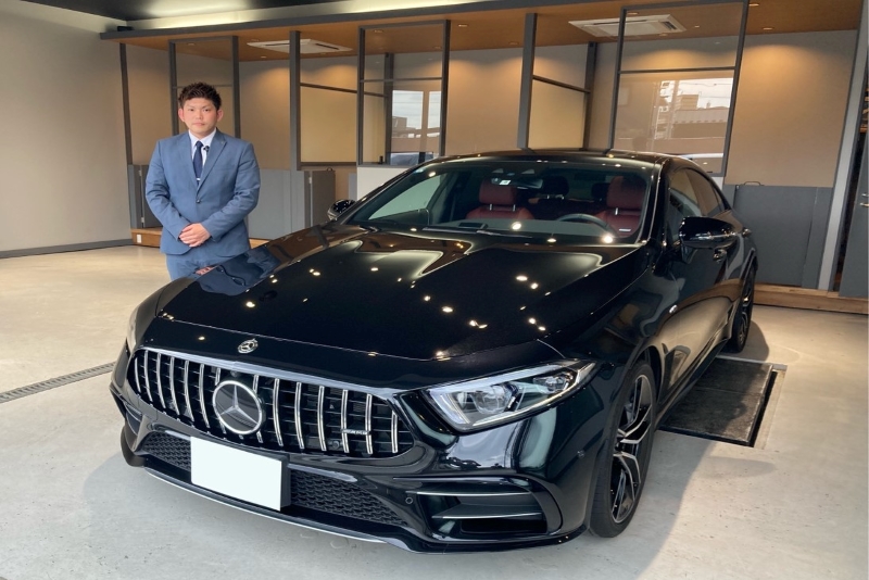 メルセデスベンツ AMG CLS53 グロスブラック エンブレム 艶あり黒 