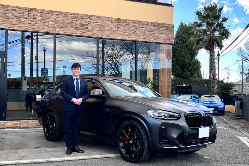 22y BMW X4 M40i Mスポーツエディション フローズンディープグレー 