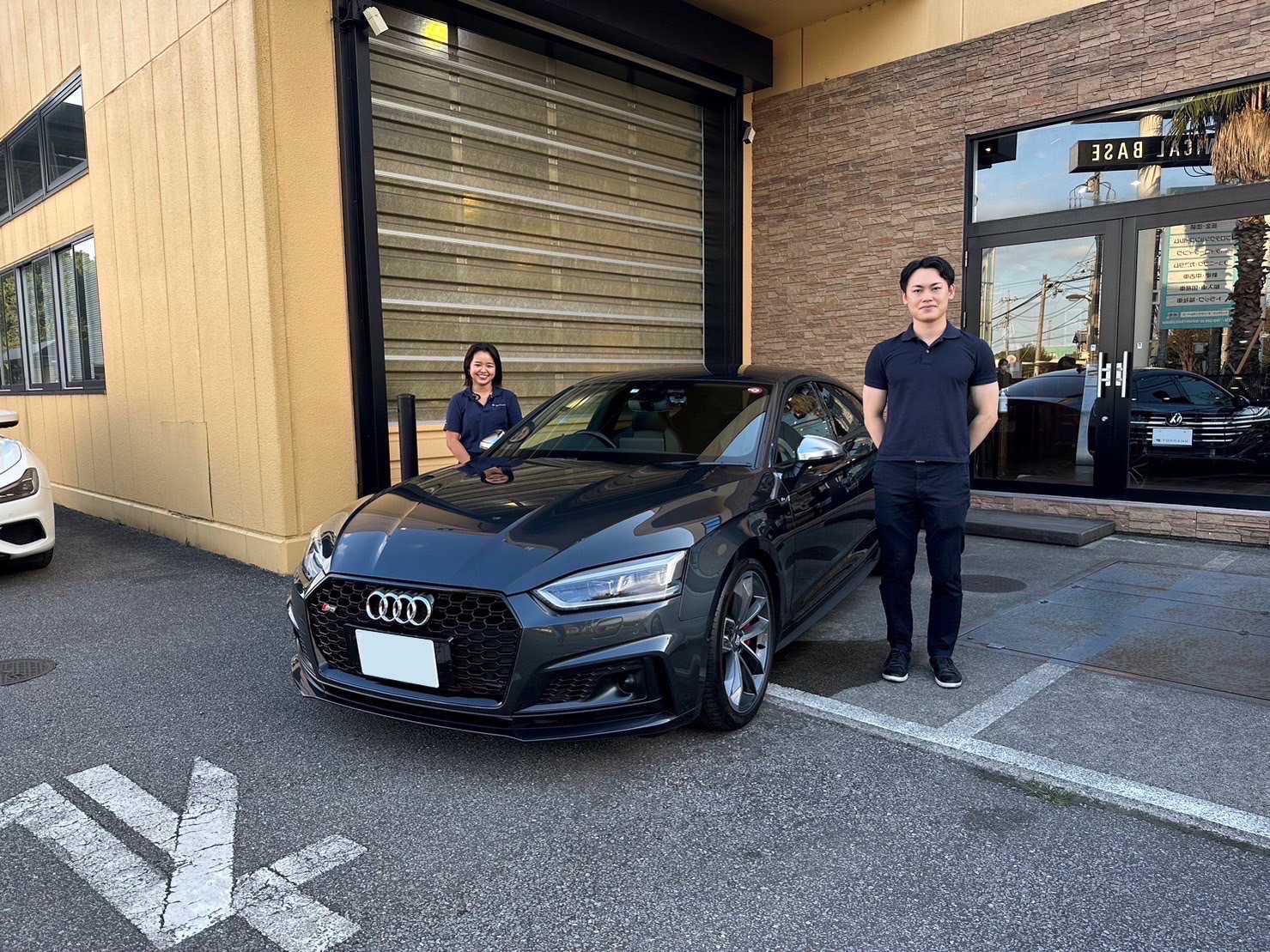 18y アウディ S5スポーツバック マンハッタングレーメタリック | Toprank なーのー帝王様Audi スポーツジャケット ブラック/グレー