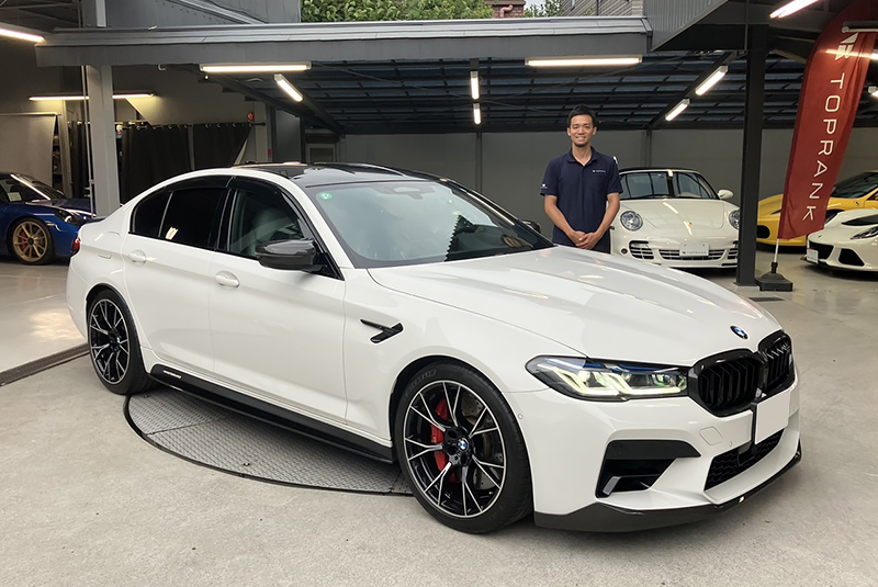 21y BMW M5 コンペティション 左ハンドル ホワイト