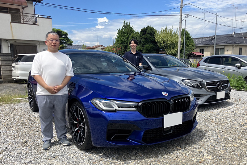 23y BMW M5 コンペティション マリナベイブルー