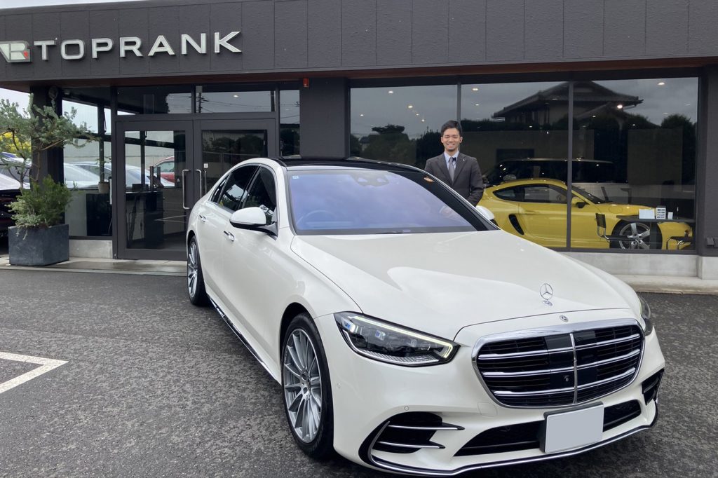 22y M・ベンツ S400d 4MATIC ロング ダイヤモンドホワイト