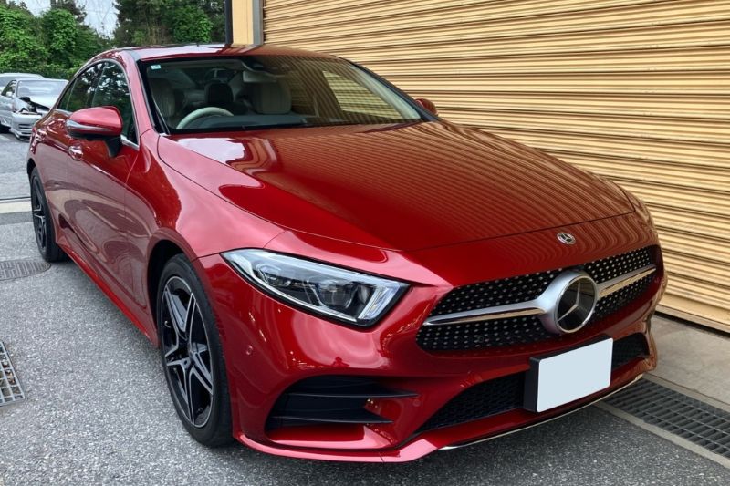 18y M・ベンツ CLS450 4MATIC スポーツ ヒヤシンスレッドメタリック