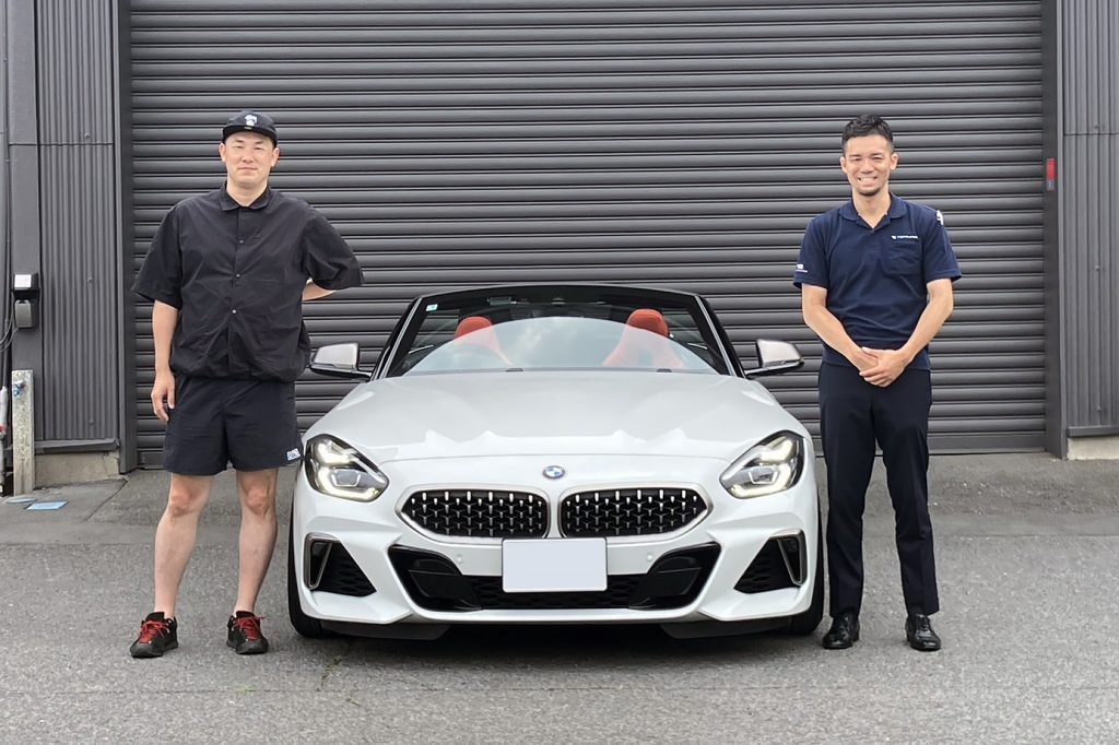 19y BMW Z4 M40i アルピンホワイト